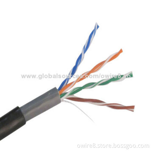 Cat 5 Outdoor LAN Cable, Waterproof with UL, CE, RoHS Marks